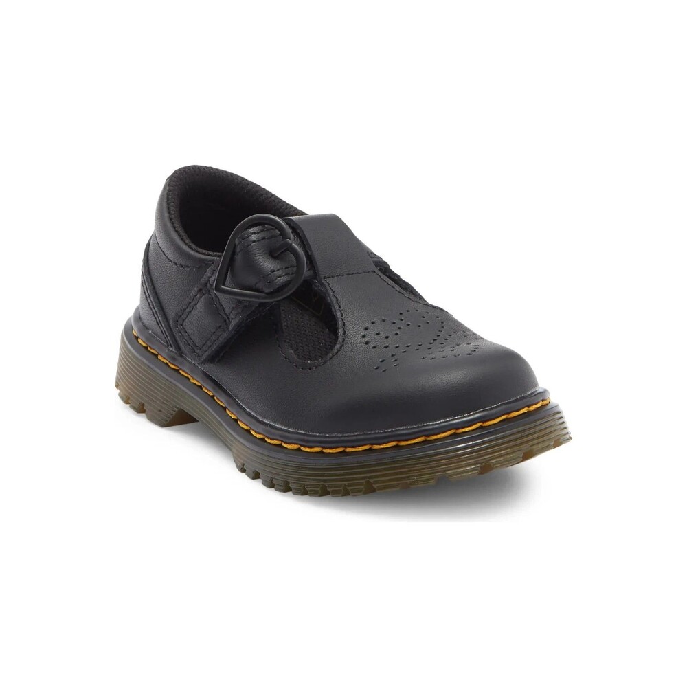 NEW Dr Martens Polley II Mary Jane Black Toddler 10 Hearts MSRP:$65